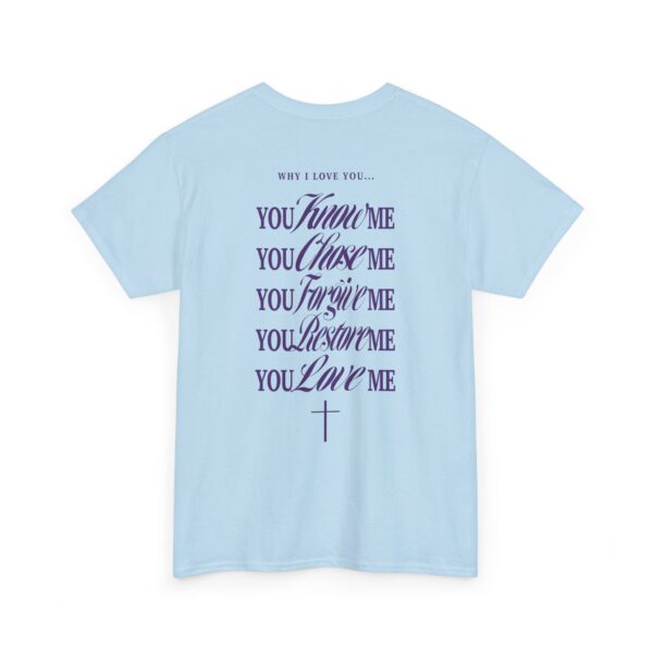 Reasons Why I Love You T-Shirt - Image 22