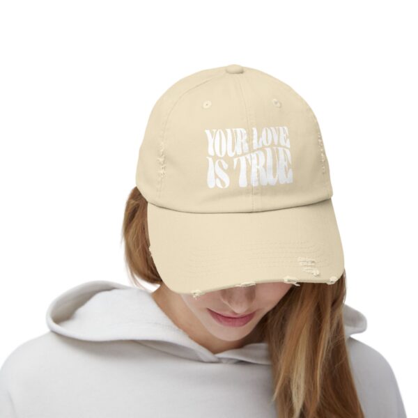 Your Love Is True Distressed Cap - Image 8