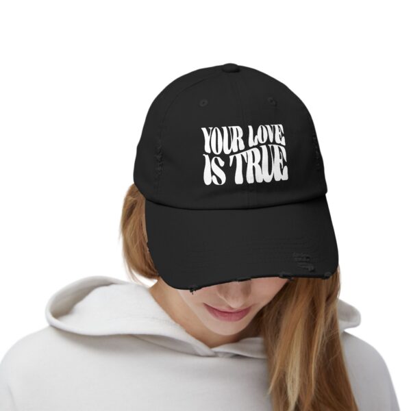 Your Love Is True Distressed Cap - Image 12