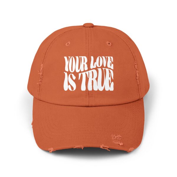 Your Love Is True Distressed Cap - Image 2